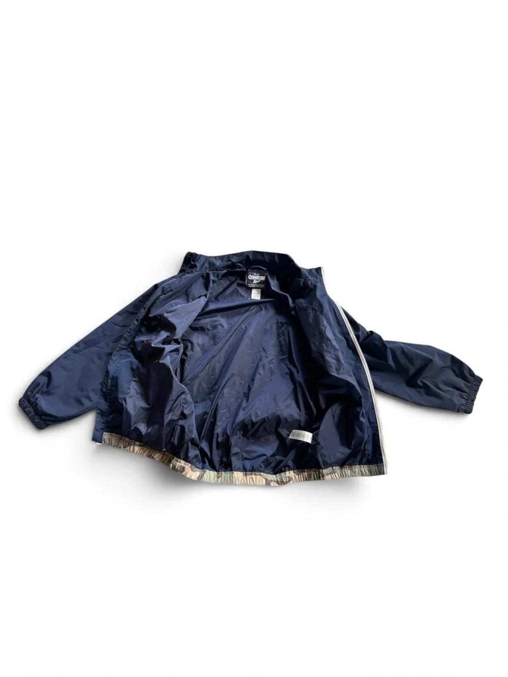 OshKosh B’gosh Navy Camo Windbreaker Jacket Size 10